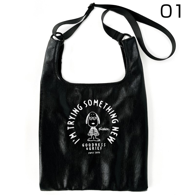 ROOTOTE PEANUTS IP.RS.メタリック.Peanuts-0Q Black